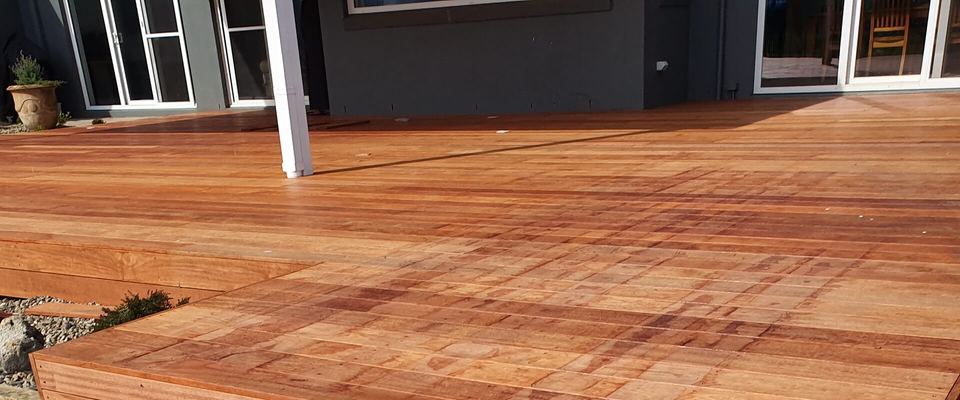 Another beautiful timber deck for a client in the Shoalhaven